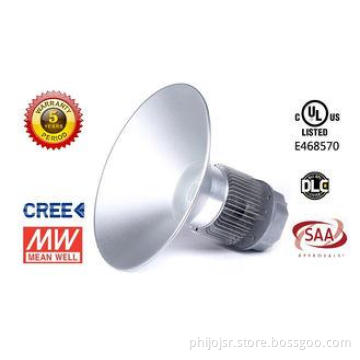 Fluorescent High Bay LED Fittings 9950 Lm Wide Angle For In